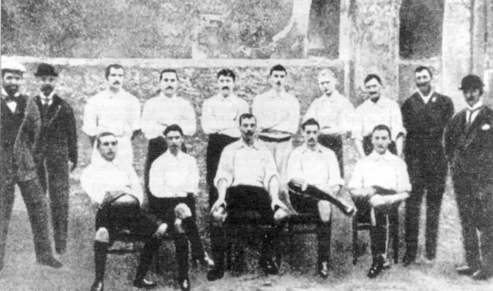 Equipe histórica do Genoa, campeã italiana em 1898