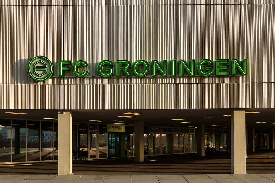 Entrada principal do FC Groningen no Euroborg