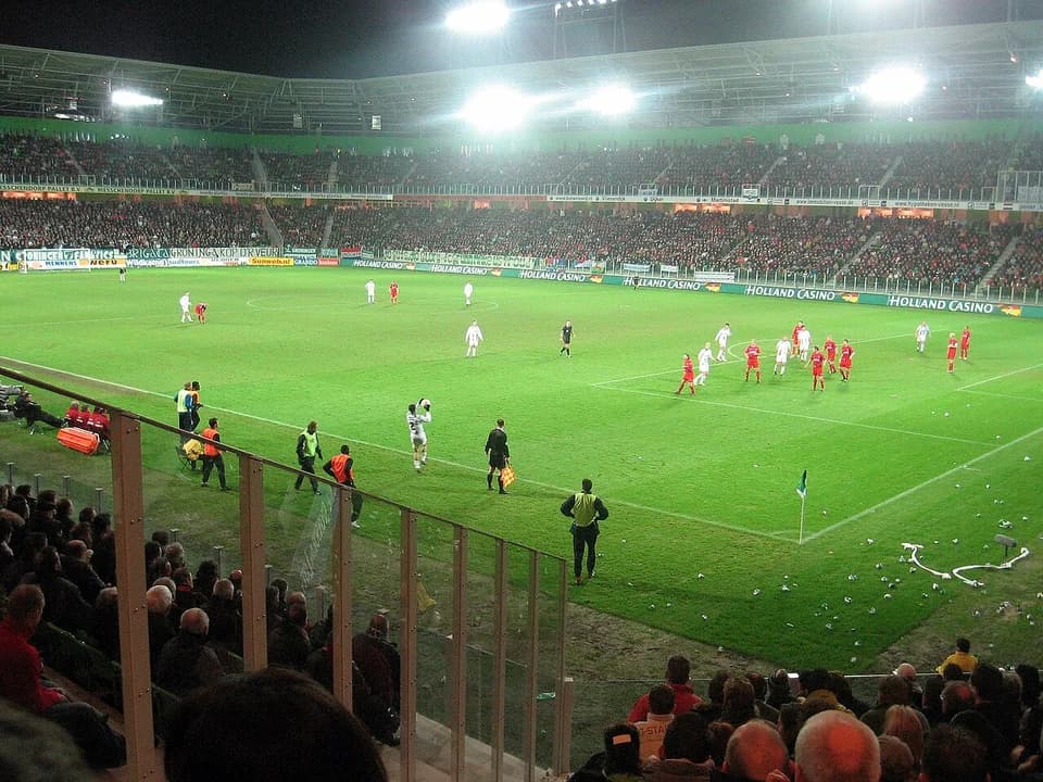 Euroborg lotado em dia de jogo